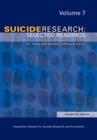 Image for Suicide Research : Selected Readings Volume 7