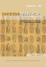 Image for Suicide Research : Selected Readings Volume 10