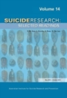 Image for Suicide Research : Selected Readings Volume 15