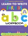 Image for Learn to Write For Kids ABC Workbook
