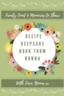 Image for Recipe Keepsake Book From Nonna : Family Food Memories to Share