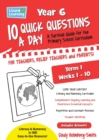 Image for Lizard Learning 10 Quick Questions A Day Year 6 Term 1