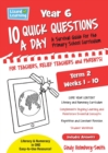 Image for Lizard Learning 10 Quick Questions A Day Year 6 Term 2