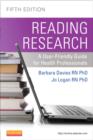 Image for Reading research  : a user-friendly guide for health professionals
