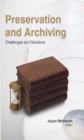 Image for Preservation and Archiving : Challenges &amp; Solutions