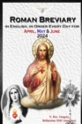 Image for Roman Breviary in English, in Order, Every Day for April, May, June 2024