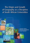 Image for Origin and Growth of Geography as a discipline at South Africa Universities