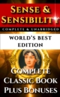 Image for Sense and Sensibility - World&#39;s Best Edition: The Complete and Unabridged Classic Period Romance