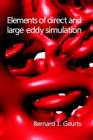 Image for Elements of direct and large-eddy simulation
