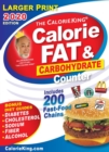 Image for CalorieKing 2020 Larger Print Calorie, Fat &amp; Carbohydrate Counter