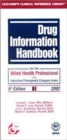 Image for Drug Info Hbk Allied Health 2002 9e Pb