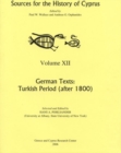 Image for German Texts : Turkish Period (after 1800)