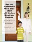 Image for Sharing Information About Your Child with Autism Spectrum Disorder