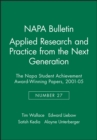 Image for Applied Research and Practice from the Next Generation : The NAPA Student Achievement Award-Winning Papers, 2001 - 05