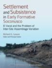 Image for Settlement and Subsistence in Early Formative Soconusco