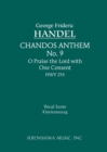 Image for O Praise the Lord with One Consent, HWV 254
