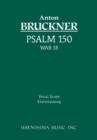 Image for Psalm 150, WAB 38 : Vocal score