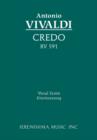 Image for Credo, RV 591 : Vocal score