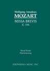 Image for Missa Brevis, K.194 : Vocal score