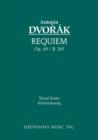 Image for Requiem, Op.89 / B.165 : Vocal score