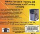 Image for HIPAA Focused Training : No. 3B : Psychotherapy and Country Doctors