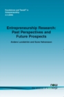 Image for Entrepreneurship Research : Past Perspectives and Future Prospects