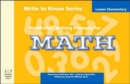 Image for Write to Know: Nonfiction Writing Prompts for Lower Elementary Math