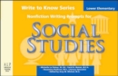 Image for Write to Know: Nonfiction Writing Prompts for Lower Elementary Social Studies