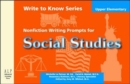 Image for Write to Know: Nonfiction Writing Prompts for Upper Elementary Social Studies