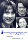 Image for 3 contemporary German-language fiction writers  : Lichtenberg, Rèoggla, Schnider