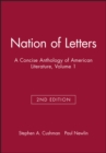 Image for Nation of Letters : A Concise Anthology of American Literature, Volume 1
