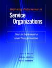 Image for Improving Performance in Service Organizations