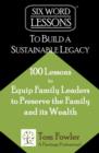Image for Six-Word Lessons To Build a Sustainable Legacy