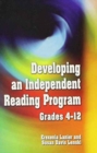 Image for Developing an Independent Reading Program : Grades 4-12