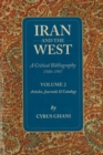 Image for Iran &amp; the West -- A Critical Bibliography 1500-1987