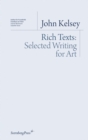 Image for Rich texts  : selected writing for art