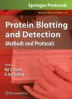 Image for Protein blotting and detection  : methods and protocols