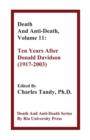 Image for Death and Anti-Death, Volume 11 : Ten Years After Donald Davidson (1917-2003)