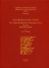 Image for CUSAS 36 : Old Babylonian Texts in the Schøyen Collection Part One: Selected Letters