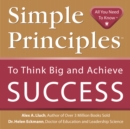 Image for Simple Principles to Think Big &amp; Achieve Success