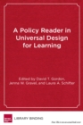 Image for A Policy Reader in Universal Design for Learning