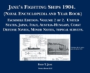 Image for Jane&#39;s Fighting Ships 1904. (Naval Encyclopedia and Year Book) : Facsimile Edition. Volume 2 of 2. United States, Japan, Italy, Austria-Hungary, Coast Defense Navies, Minor Navies, topical surveys.