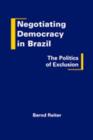Image for Negotiating Democracy in Brazil
