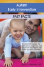 Image for Autism early intervention: fast facts