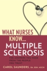 Image for What Nurses Know...Multiple Sclerosis