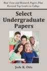 Image for Select Undergraduate Papers