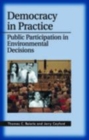 Image for Democracy in Practice: Public Participation in Environmental Decisions