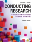 Image for Conducting Research : Social and Behavioral Science Methods