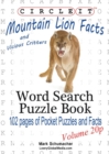 Image for Circle It, Mountain Lion and Vicious Critters Facts, Pocket Size, Word Search, Puzzle Book