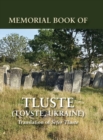Image for Memorial Book of Tluste, Ukraine : Translation from Sefer Tluste